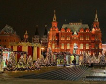 Прогулки по зимней Москве от католического Рождества до Крещения Господня.