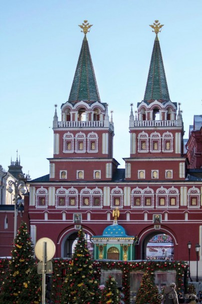 Прогулки по зимней Москве от католического Рождества до Крещения Господня.