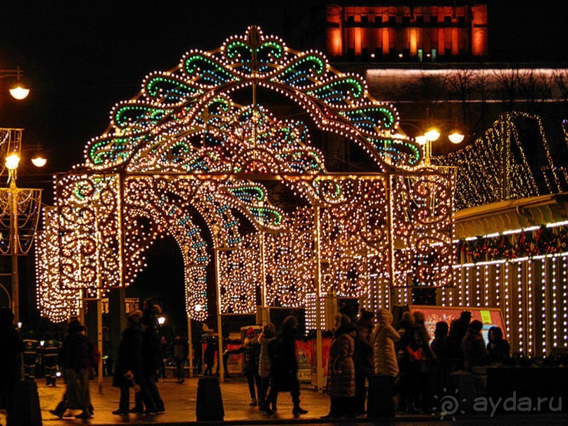 Прогулки по зимней Москве от католического Рождества до Крещения Господня.