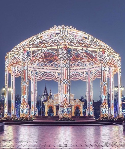 Прогулки по зимней Москве от католического Рождества до Крещения Господня.