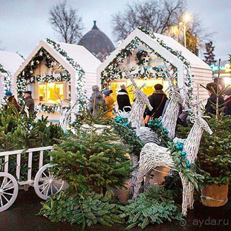 Прогулки по зимней Москве от католического Рождества до Крещения Господня.