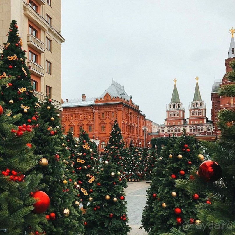 Прогулки по зимней Москве от католического Рождества до Крещения Господня.