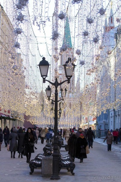 Прогулки по зимней Москве от католического Рождества до Крещения Господня.
