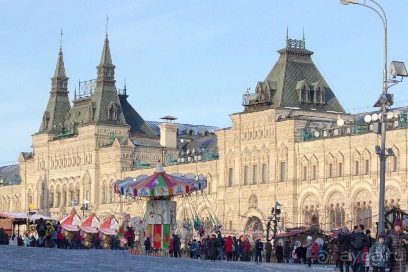 Прогулки по зимней Москве от католического Рождества до Крещения Господня.