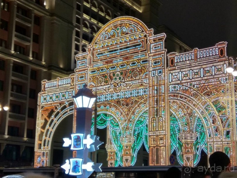 Прогулки по зимней Москве от католического Рождества до Крещения Господня.