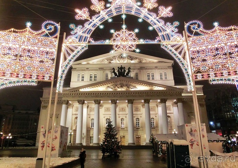 Прогулки по зимней Москве от католического Рождества до Крещения Господня.