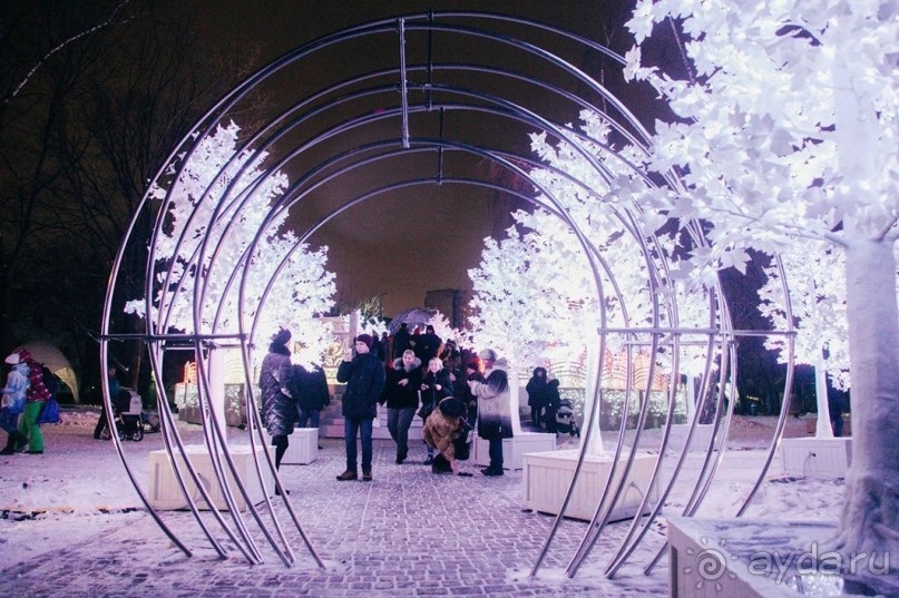 Прогулки по зимней Москве от католического Рождества до Крещения Господня.