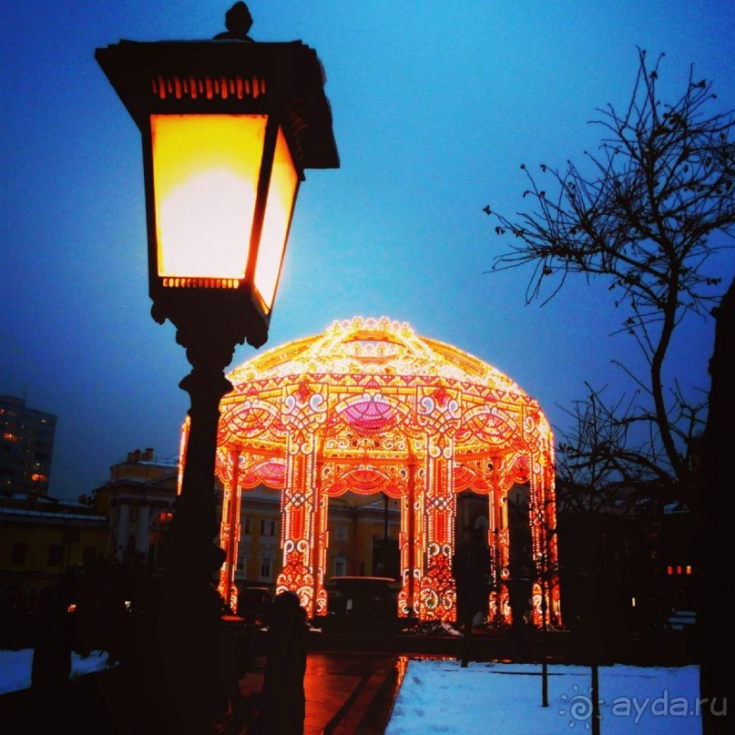 Прогулки по зимней Москве от католического Рождества до Крещения Господня.