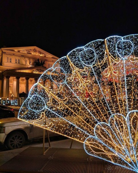 Прогулки по зимней Москве от католического Рождества до Крещения Господня.