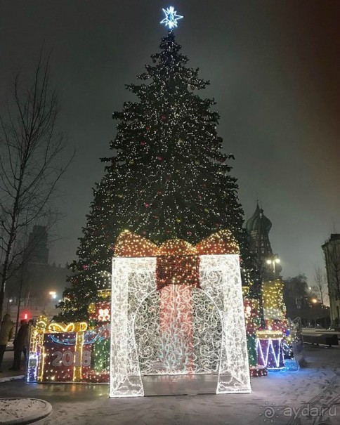 Прогулки по зимней Москве от католического Рождества до Крещения Господня.