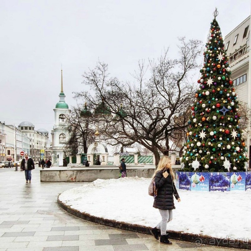 Прогулки по зимней Москве от католического Рождества до Крещения Господня.