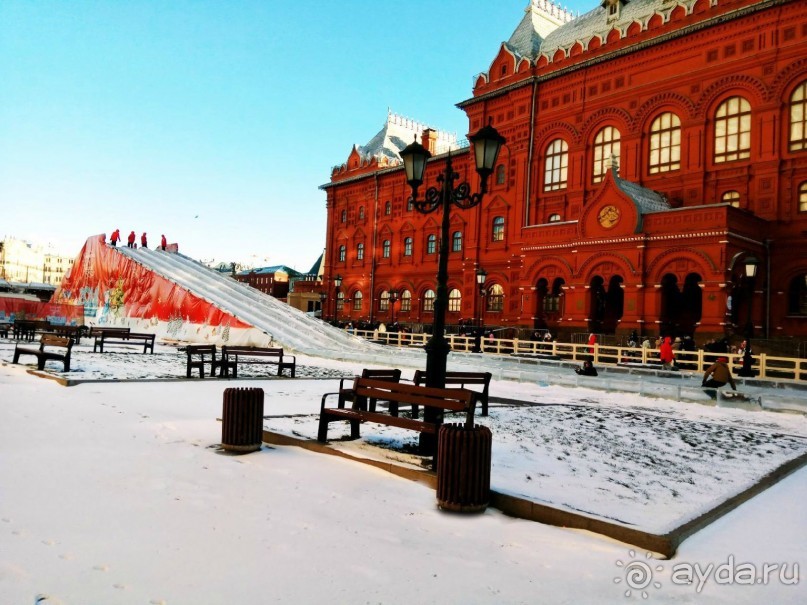 Прогулки по зимней Москве от католического Рождества до Крещения Господня.