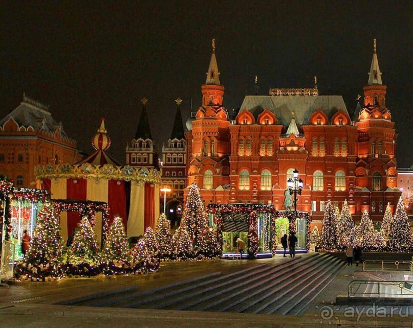 Прогулки по зимней Москве от католического Рождества до Крещения Господня.