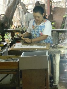 Фабрика тикового дерева.