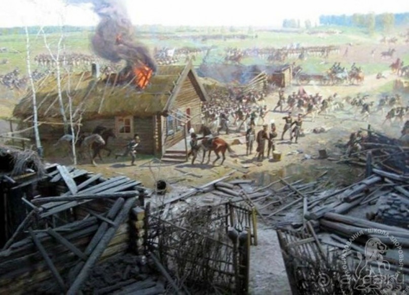 "Не даром помнит вся Россия про день Бородина"....