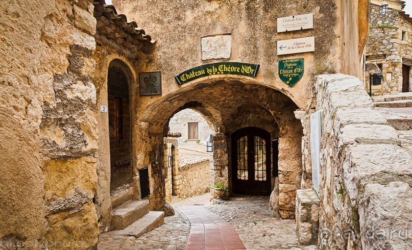 Жемчужина Лазурного берега - средневековая деревня Эз.