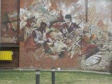 Граффити на одном из домов по улице Г. Камала