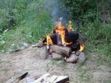 Правильный отдых. На байдарках по Кокшенге.