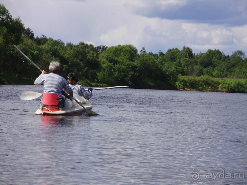 Правильный отдых. На байдарках по Кокшенге.