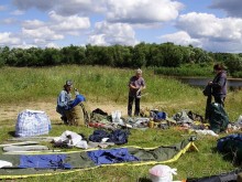 Правильный отдых. На байдарках по Кокшенге.