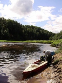 Правильный отдых. На байдарках по Кокшенге.
