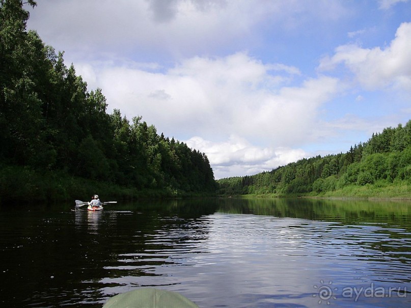 Правильный отдых. На байдарках по Кокшенге.