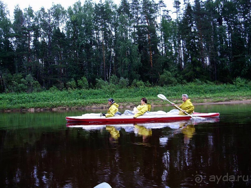 Правильный отдых. На байдарках по Кокшенге.