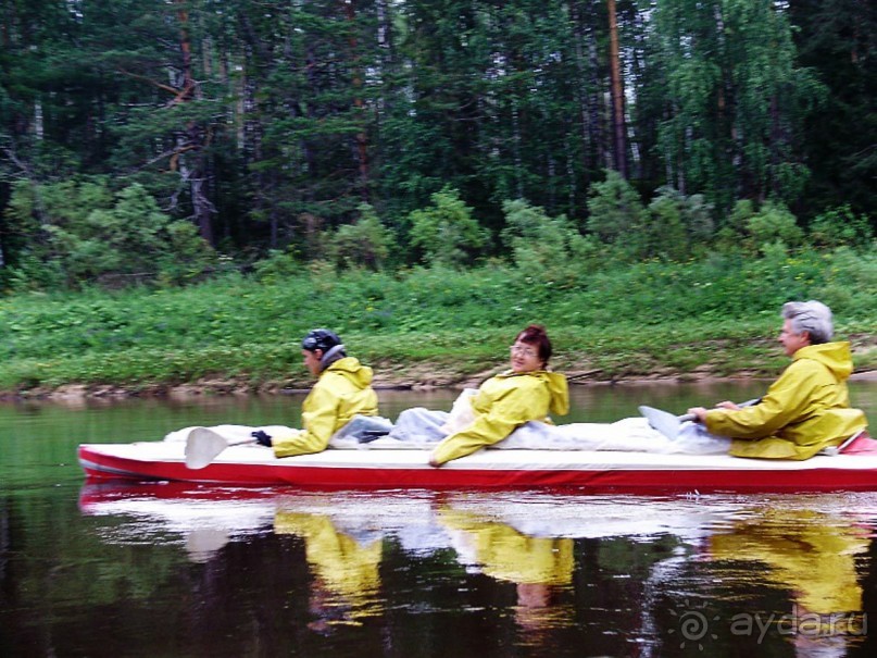 Правильный отдых. На байдарках по Кокшенге.