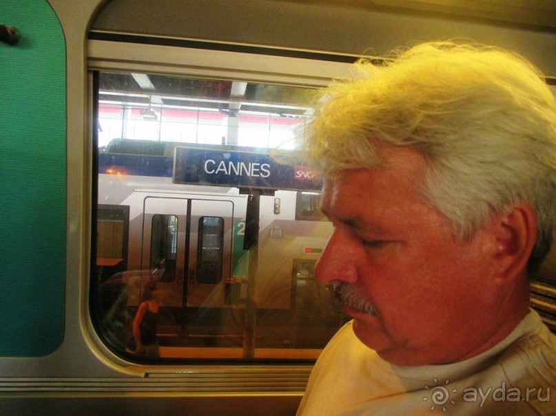 Переезд из Марселя на Лазурный берег через Канны, Ниццу и Монако в МентОн - город лимонов и апельсинов.