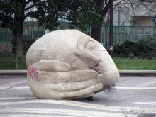 Авеню Елисейские поля.  Париж.