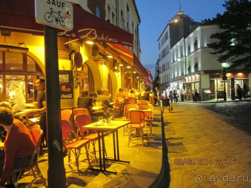 Красивый вечерний Монмартр. Считаю эту экскурсию лучшей в Париже.  Для себя, естественно.