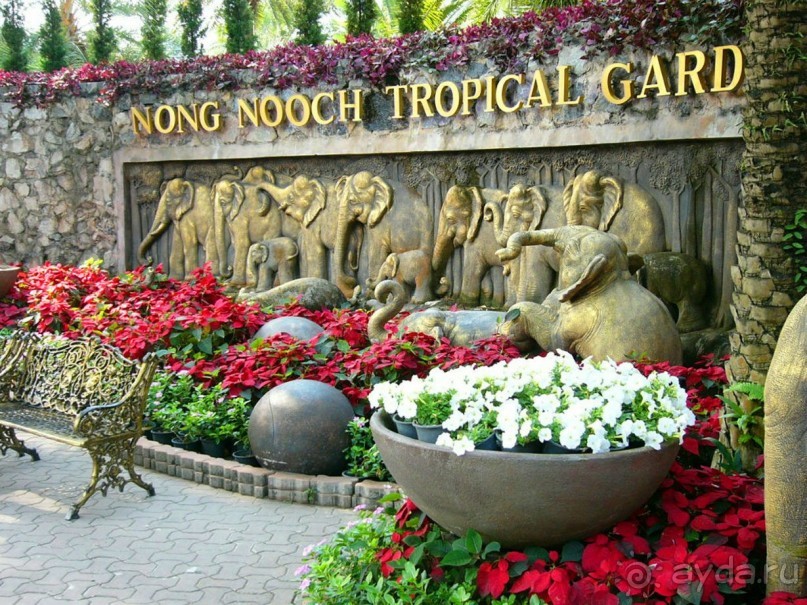 Тайланд навсегда....Часть 2. Тропический сад Нонг Нуч в Паттайе.