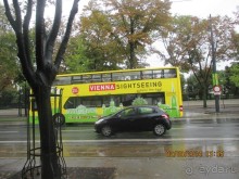 В Вене есть туристические автобусы, в которых выдают наушники. Автобус едет, а вы слушаете экскурсию на нужном вам языке.  А мы все ножками....ножками...