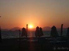 Закат на пляже