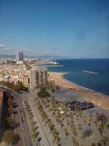 Барса - вид с канатки над портом