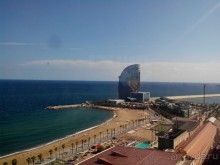 вид с канатки над портом