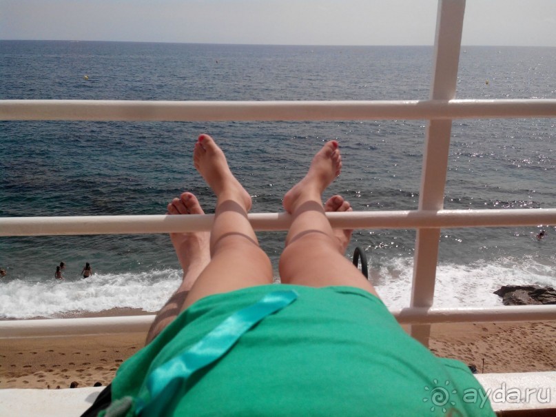 я, дочка и море...