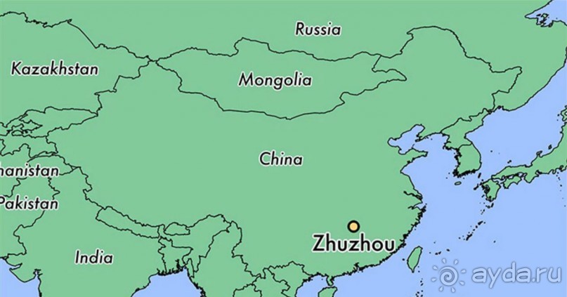 Чжучжоу-"город-сад" в Китае