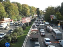 Заторы на улице Ленина