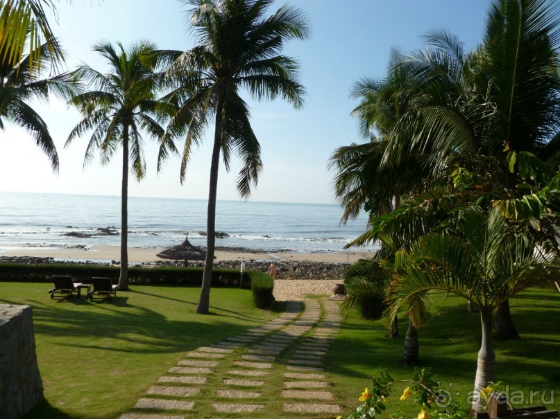 выход на пляж