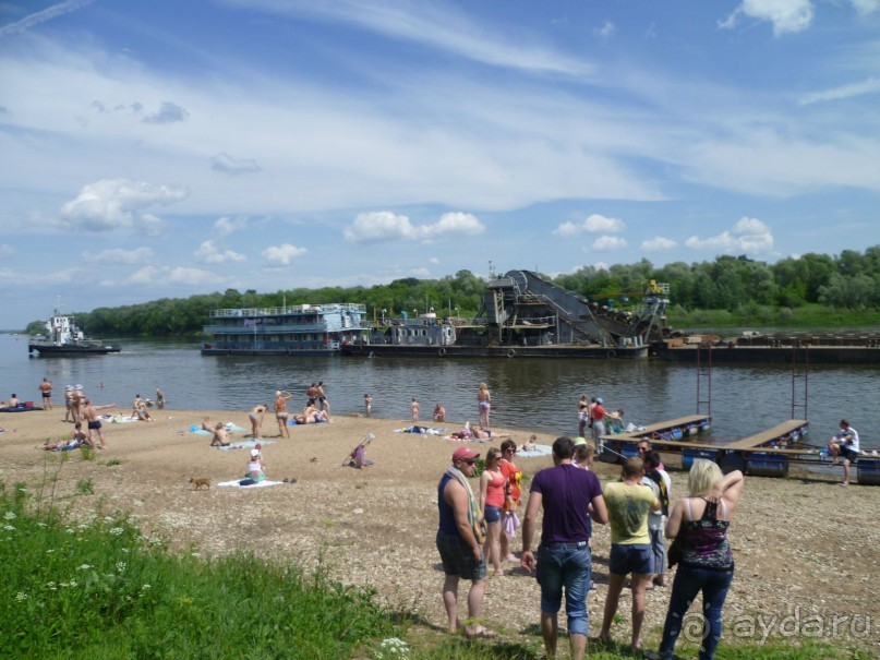 База отдыха Янтарь - р.Ока береговая зона