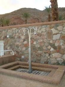 Пляж перед отелем PRINCESS (Эйлат, коралловый берег)