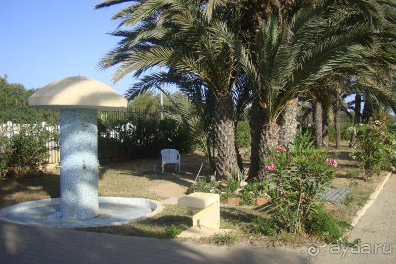 Душ на территории отеля