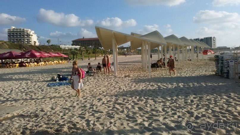 Пляж в Герцлии