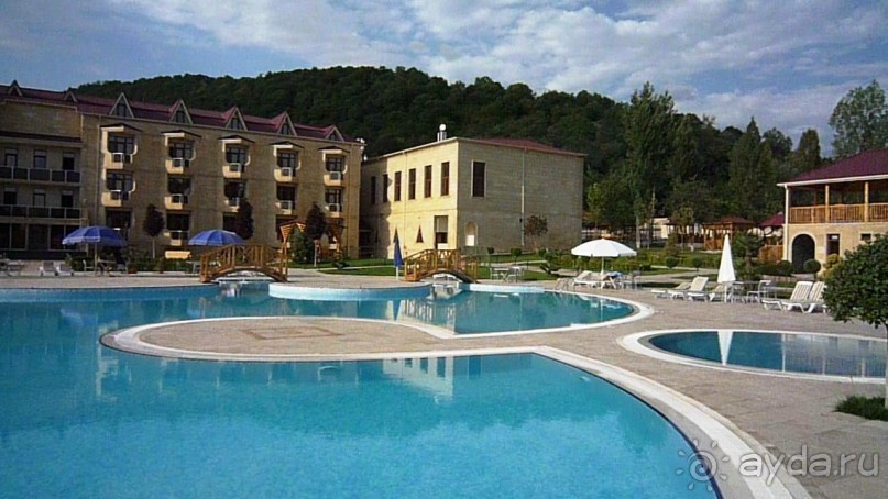 Габала. Отель"Кавказ-Семь красавиц" (Qafqaz-Yeddi Gozel Hotel 3*).
