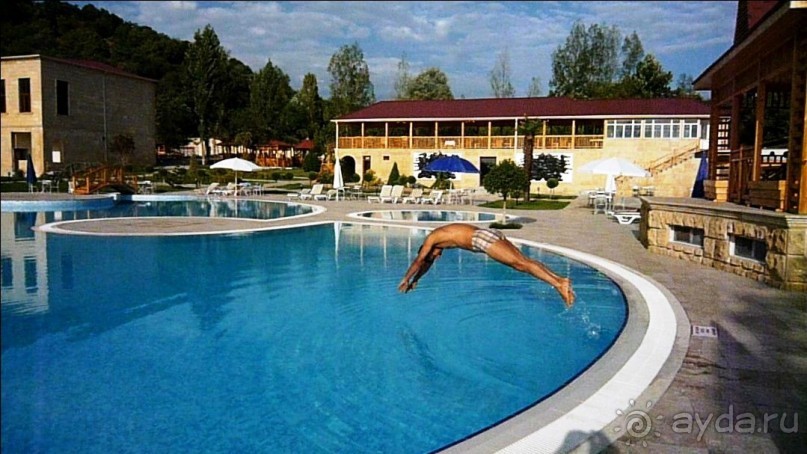 Габала. Отель"Кавказ-Семь красавиц" (Qafqaz-Yeddi Gozel Hotel 3*).