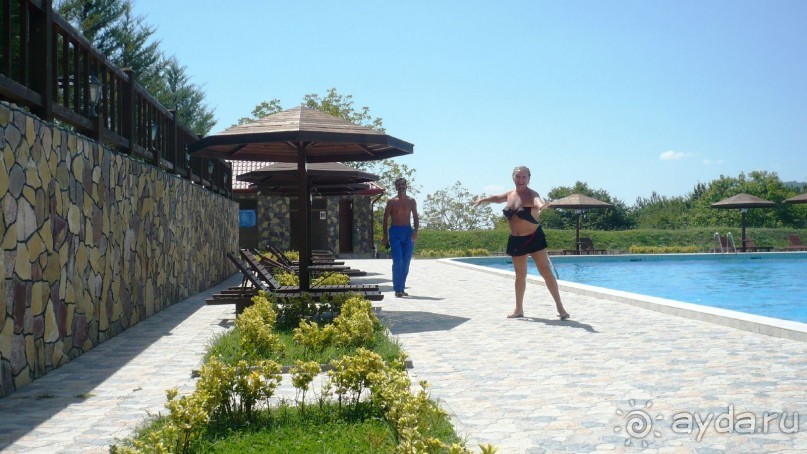 Отдых на бассейне базы отдыха "Хазар" в Габала, был сказочным!!!