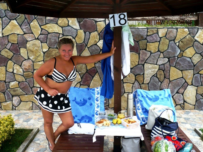 Отдых на бассейне базы отдыха "Хазар" в Габала, был сказочным!!!