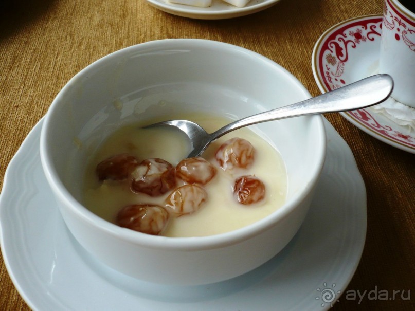 варенье из белой черешни с йогуртом