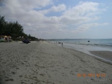 Пляж отеля Swiss Village, был и такой отлив